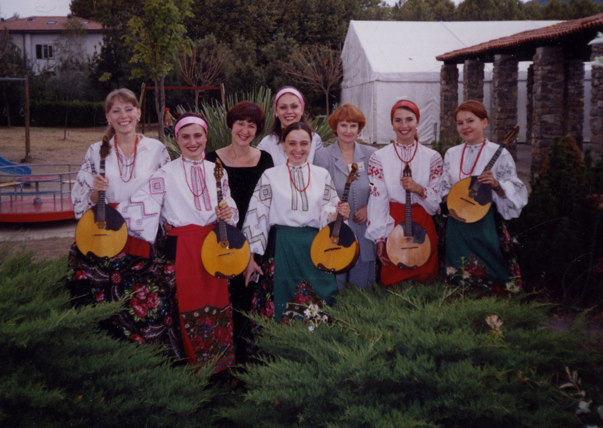 Л.Матвійчук і Фрески Софії. Італія, 2003 Л.Матвійчук і Фрески Софії. Італія, 2003